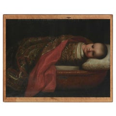 Old Masters Portrait Of The Duke Of Urbino As A Newborn Circa 1605