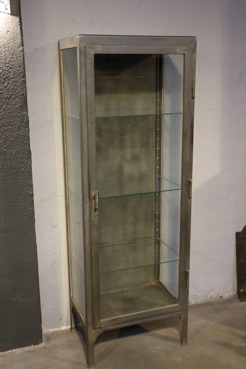 Old Metal Display Cabinet 4