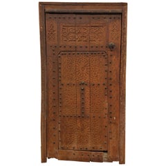 Antique Old Mia Tan Moroccan Door, Ring Knocker