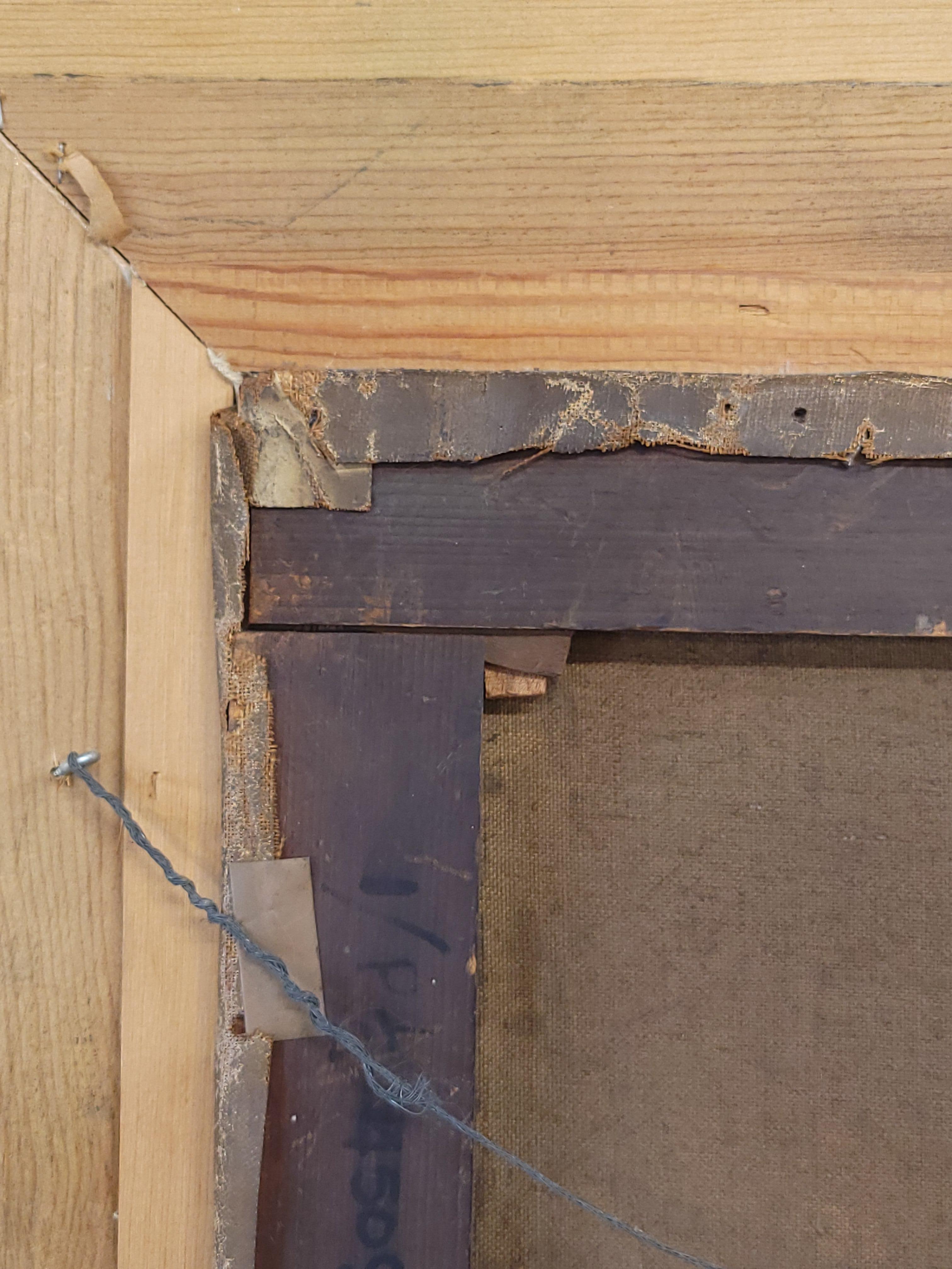 Old Mill Near Hergarmney by M. Thompson 1837, signed, oil on canvas painting For Sale 4