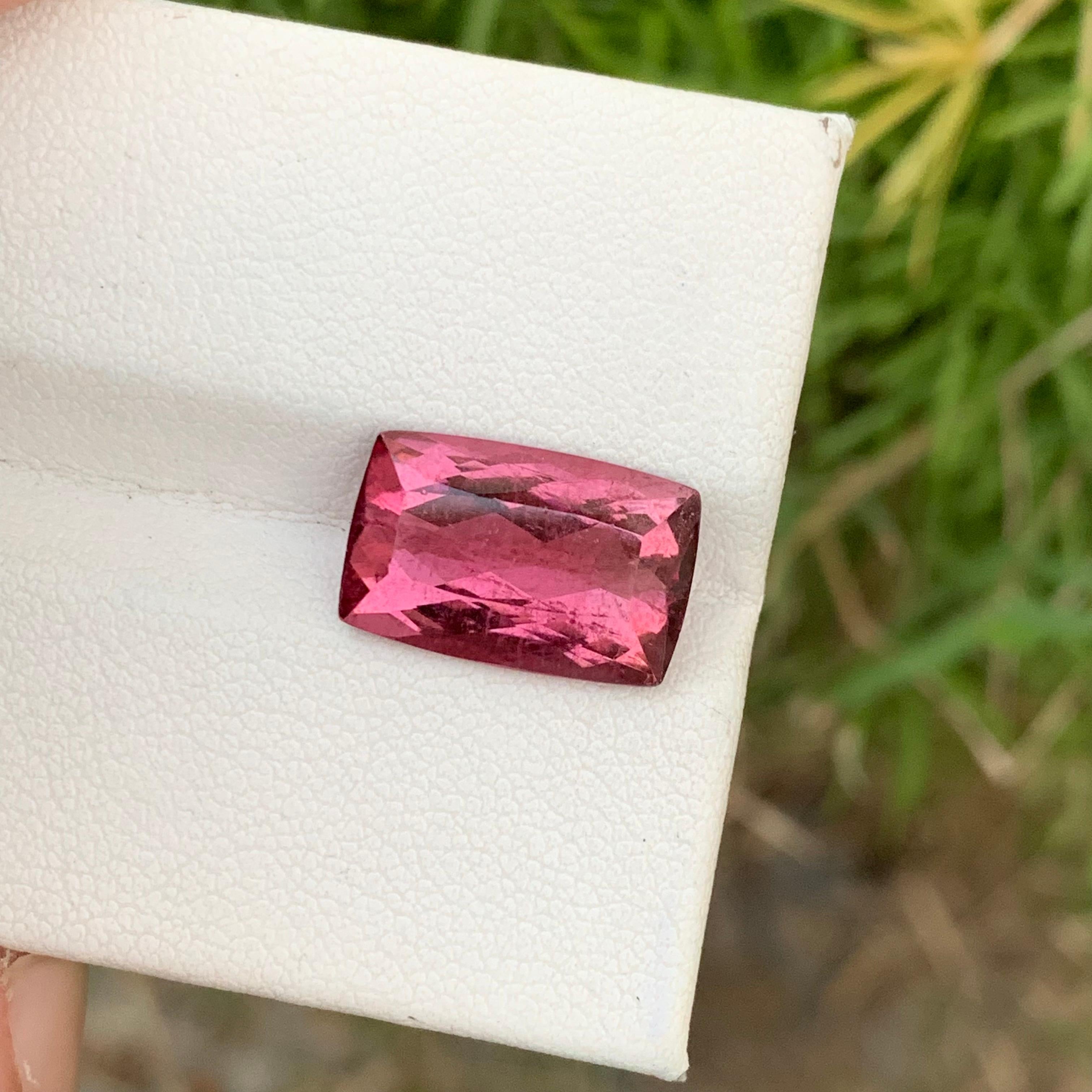 Old Mine 6.90 Carats Natural Loose Rubellite Tourmaline Africa Mine  For Sale 4