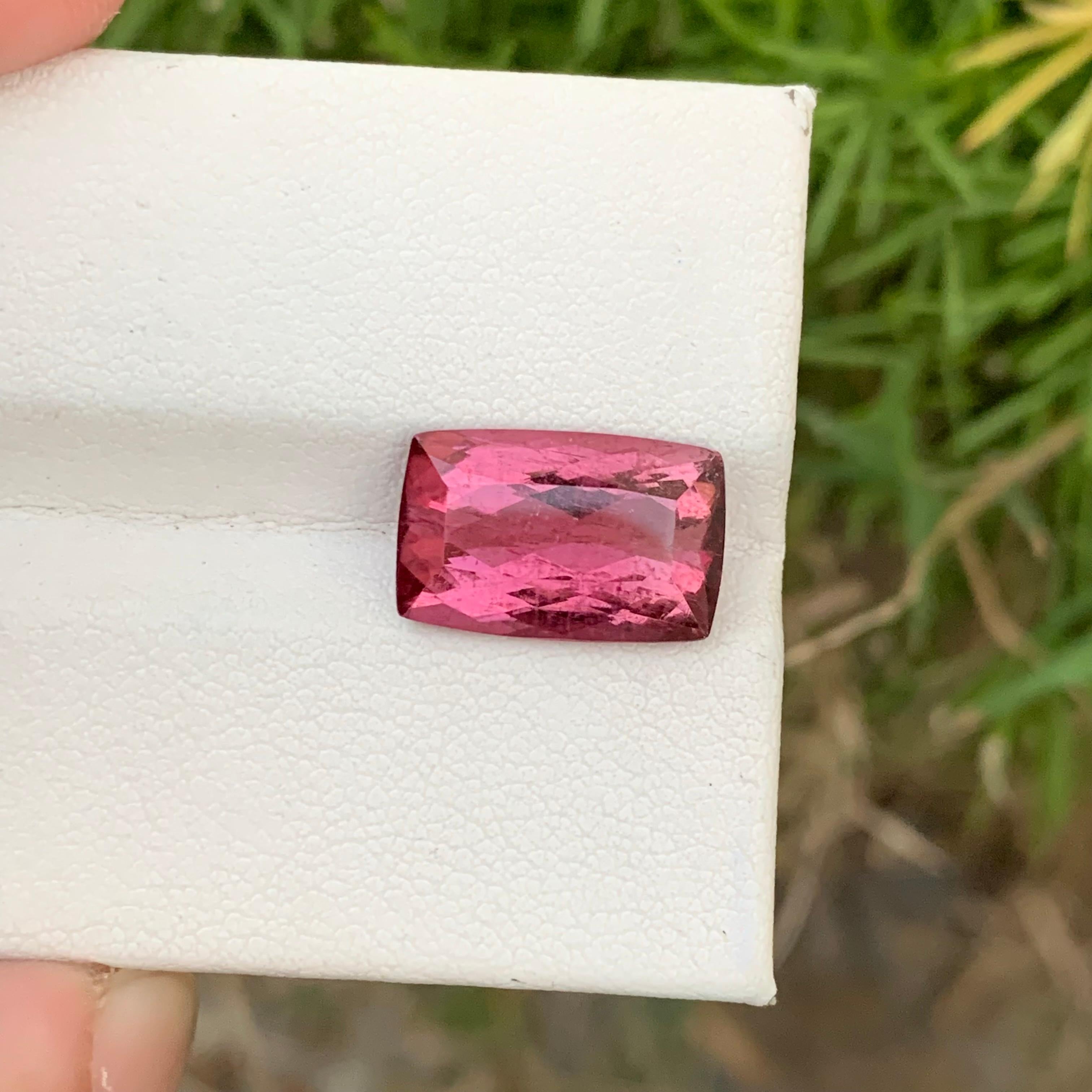Old Mine 6.90 Carats Natural Loose Rubellite Tourmaline Africa Mine For Sale 1