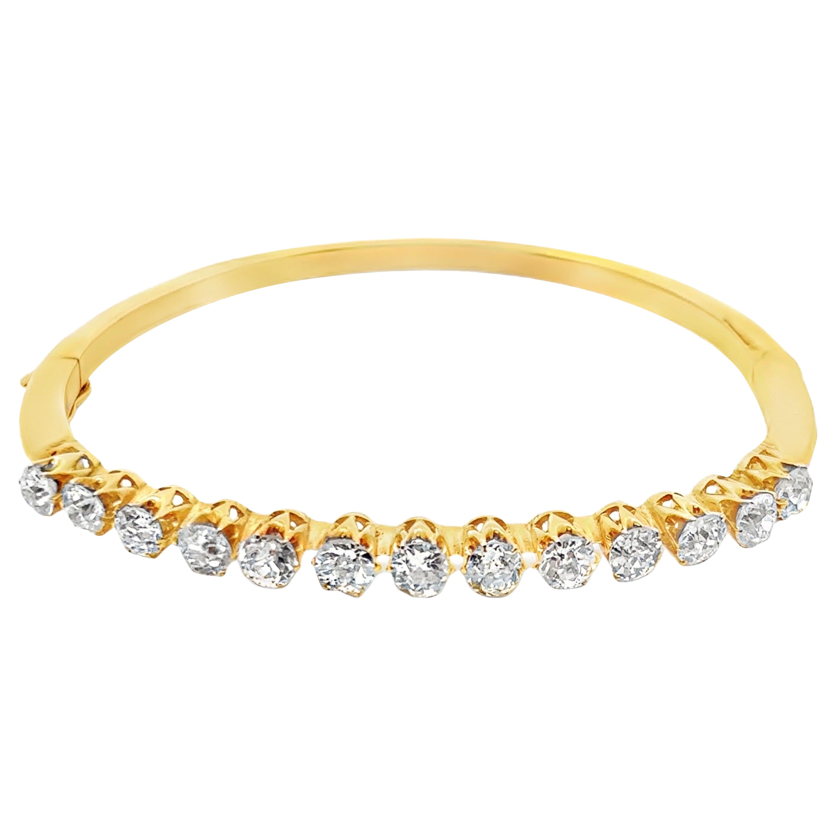 Bracelet en diamant taillé à l
ancienne en vente