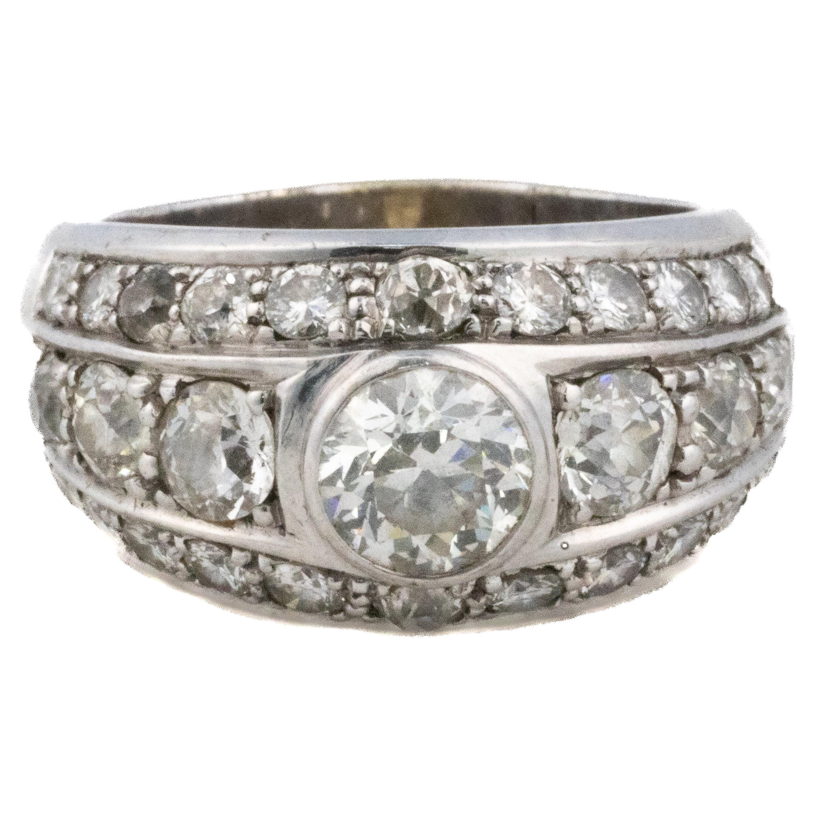 Bandeau dôme en diamant taillé à l
ancienne en vente