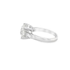 4.97 carats Old Mine Cut Diamond Ring