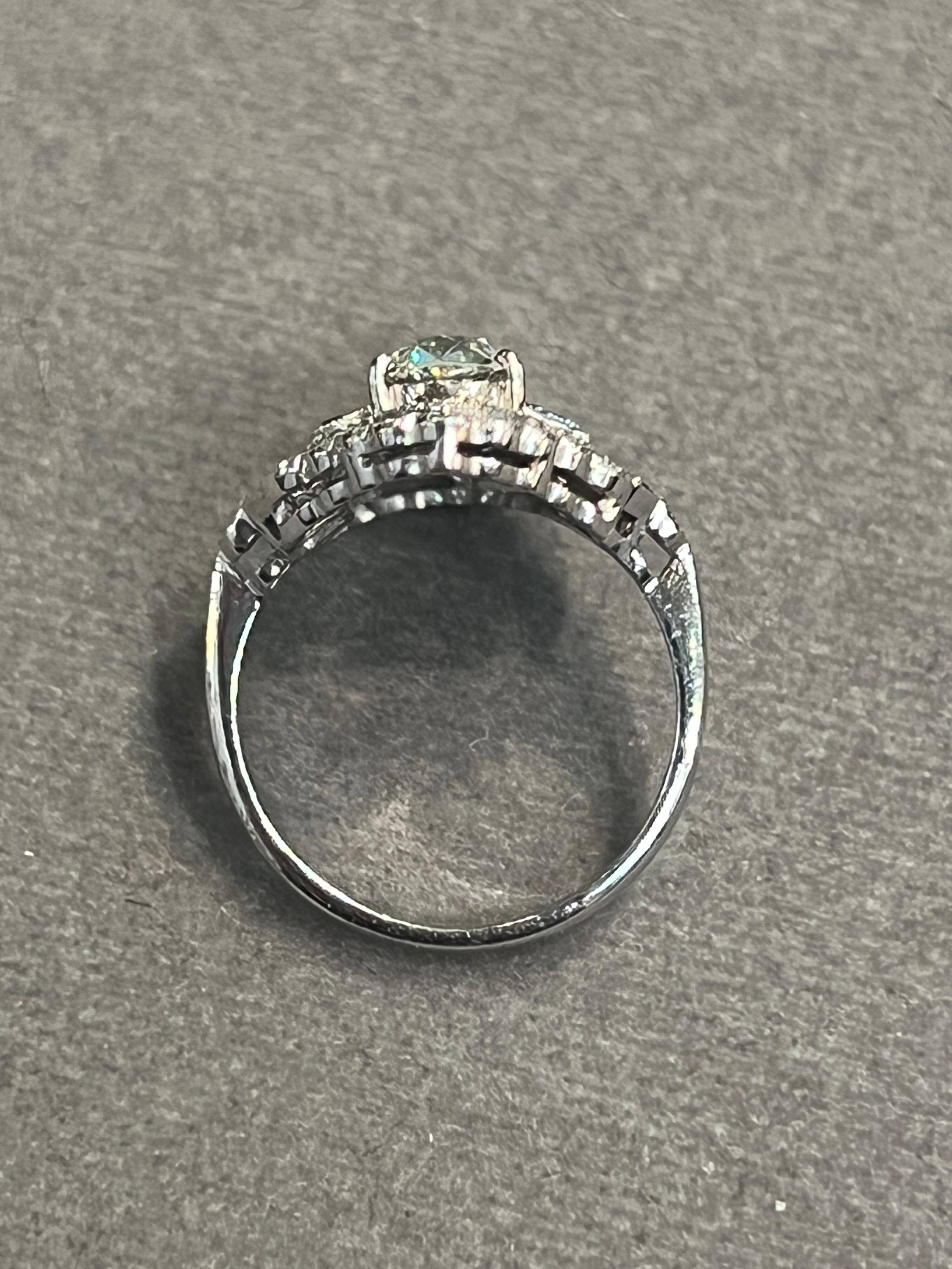 Bague en diamant et rubis ancienne mine en vente 2