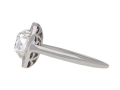 Old Mine Diamond Coronet Cluster Ring, circa 1920