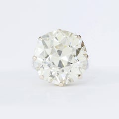 Old Mine European Diamond 25.71 Carat Ring from an Old Estate
