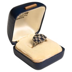 Old Mine Platinum Antique (Approx 0.30-Carats) Diamond Ring, Platinum & 18K Gold