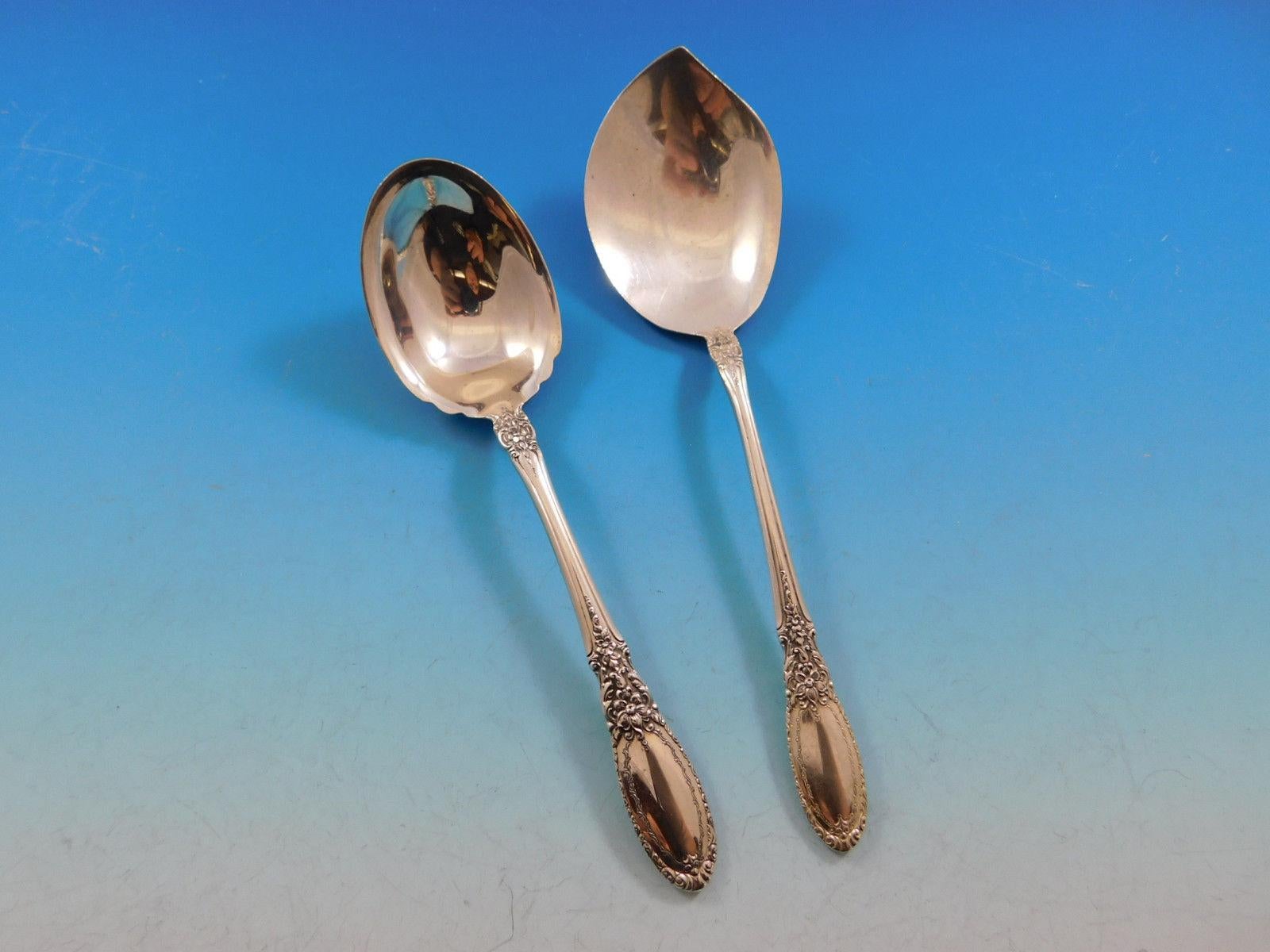 Old Mirror by Towle Sterling Silver Flatware Set for 8 Service 58 Pieces 5