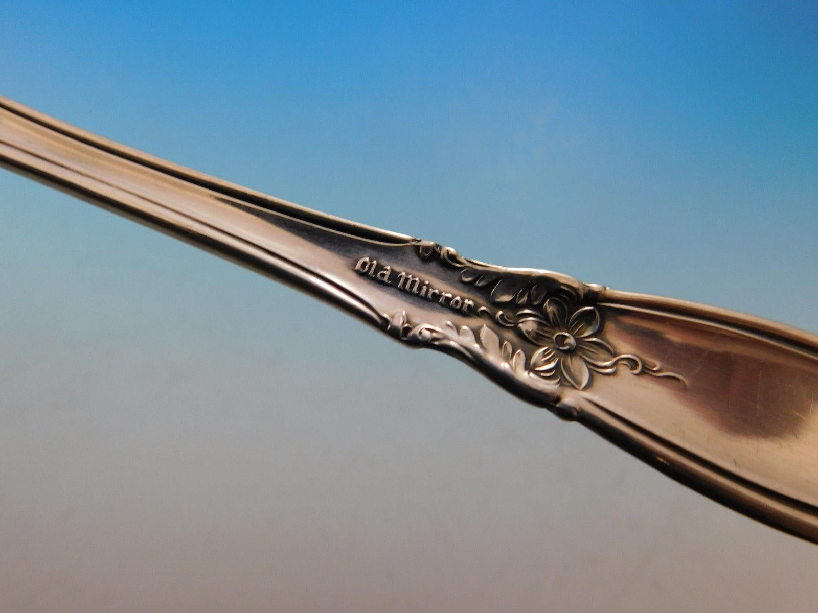 Mid-20th Century Old Mirror by Towle Sterling Silver Flatware Set for 8 Service 58 Pieces