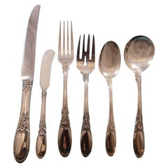 Old Mirror by Towle Sterling Silver Flatware Set for 8 Service 58 Pieces