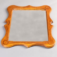 Old Mirror with Shaped Frame