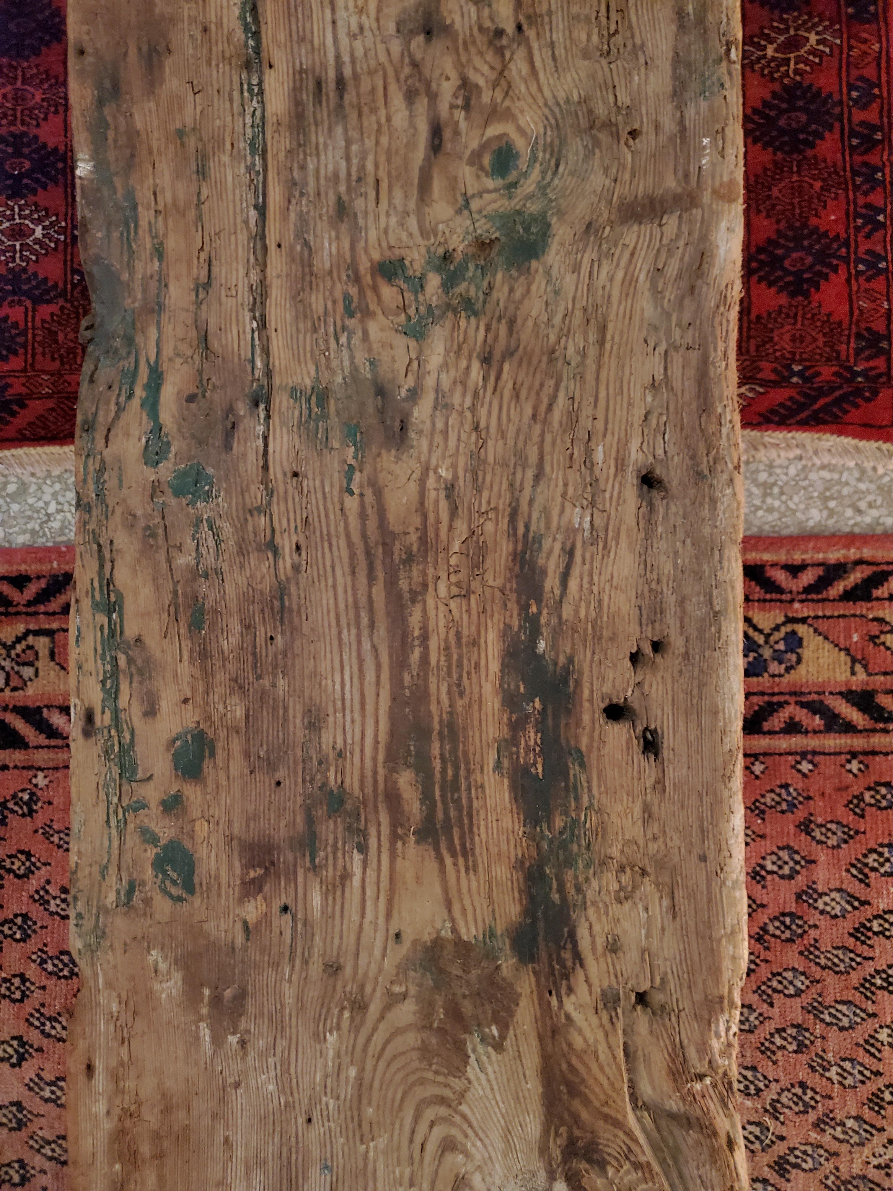 Old cedar wood bench from Morocco. This bench is approximately 61