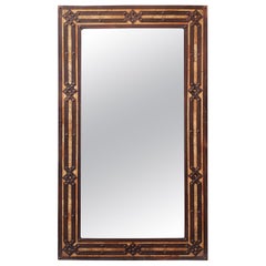 Old Moroccan Rectangular Camel Bone Mirror, MD30