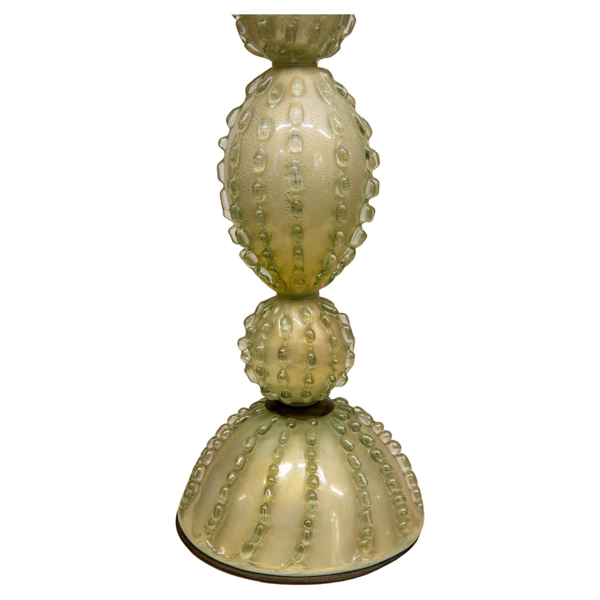 Italian Old Murano Table Lamp For Sale