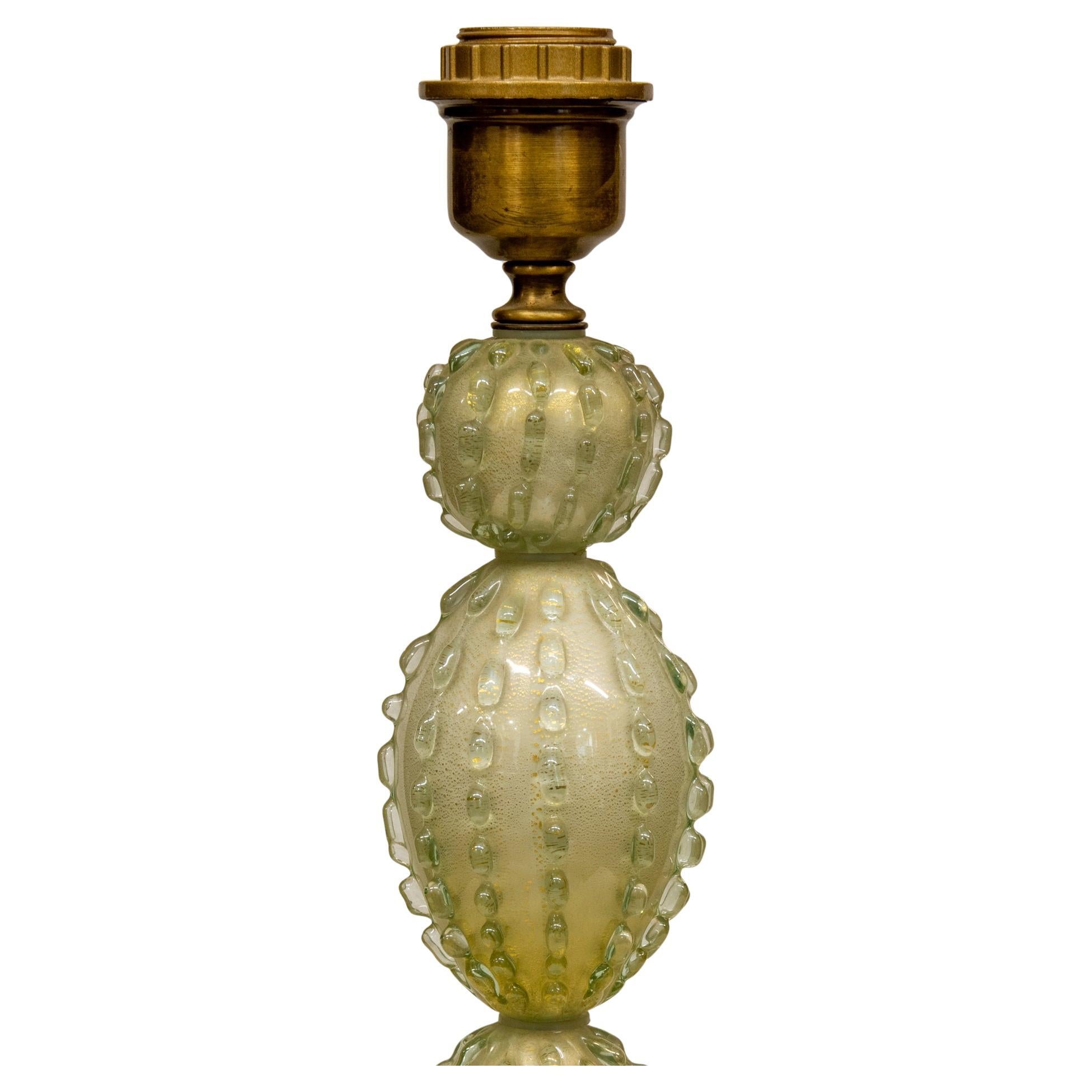 Hand-Crafted Old Murano Table Lamp For Sale