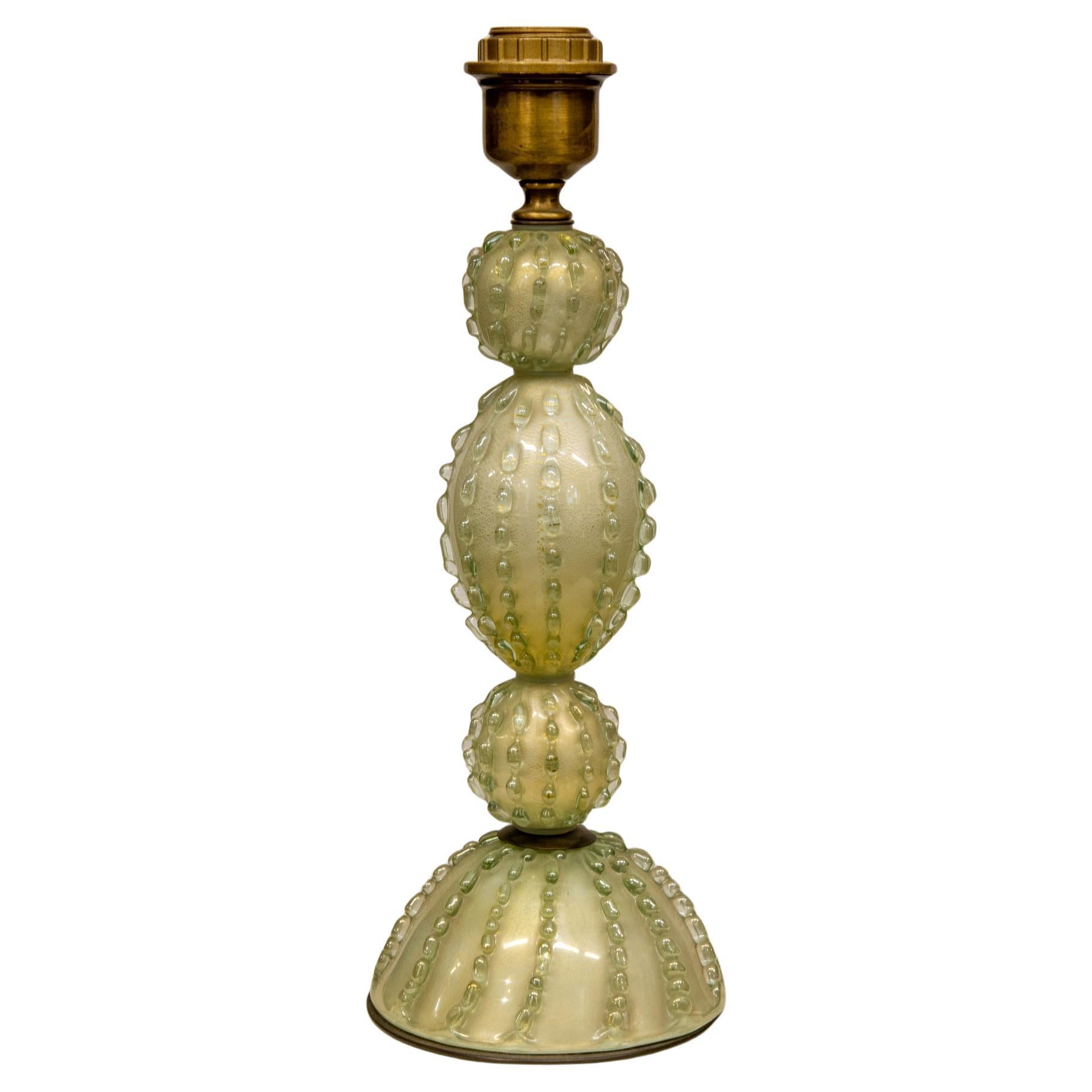 Vecchia lampada da tavolo di Murano