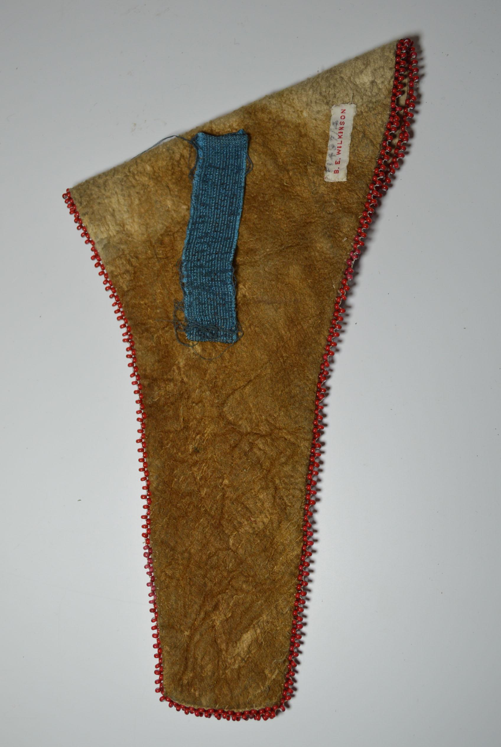 North American Old Native American Indian Chippewa Beaded Pistol Holster