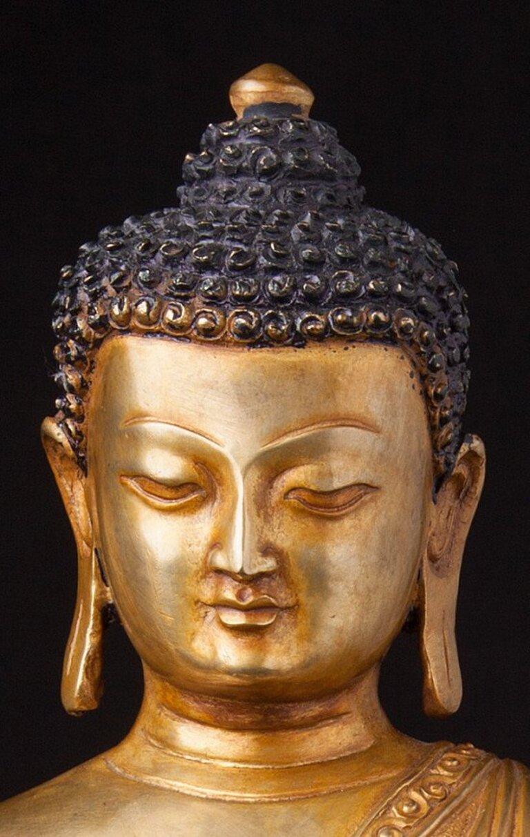 Old Nepali Buddha Statue from Nepal For Sale 2