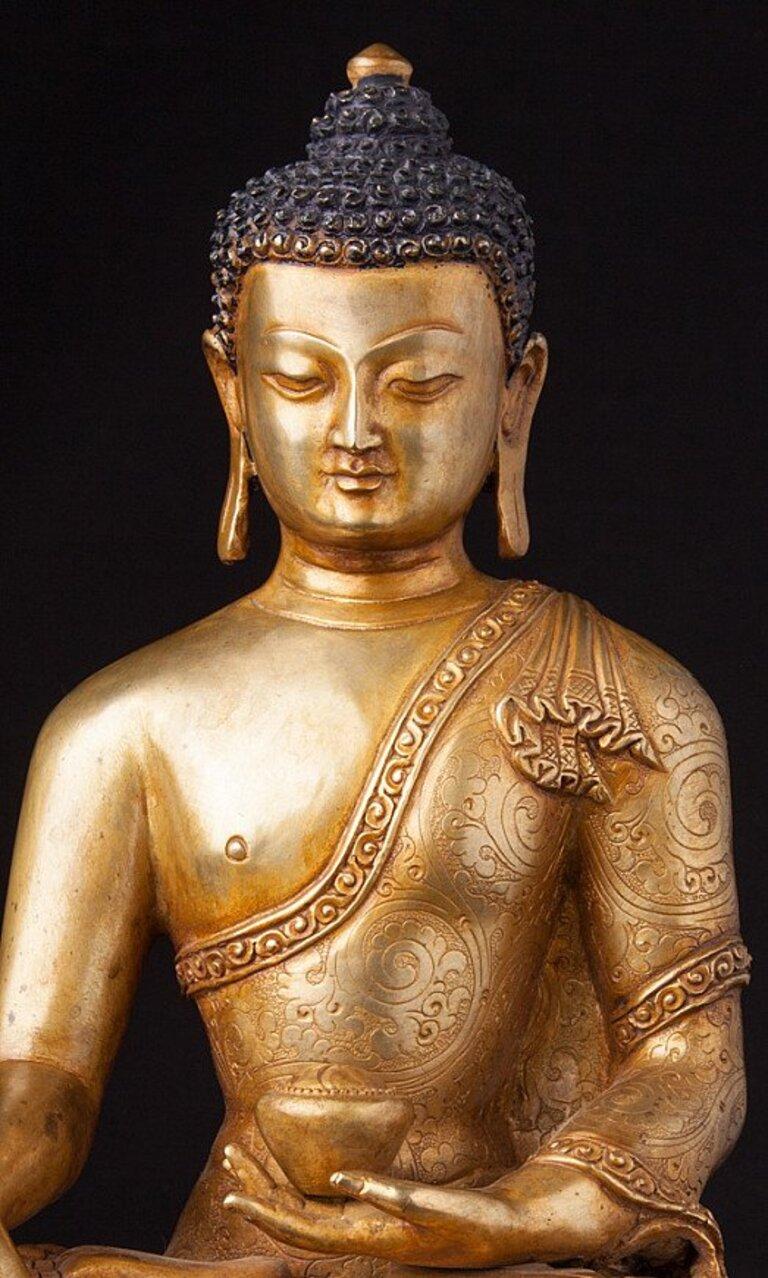 20th Century Old Nepali Buddha Statue from Nepal For Sale