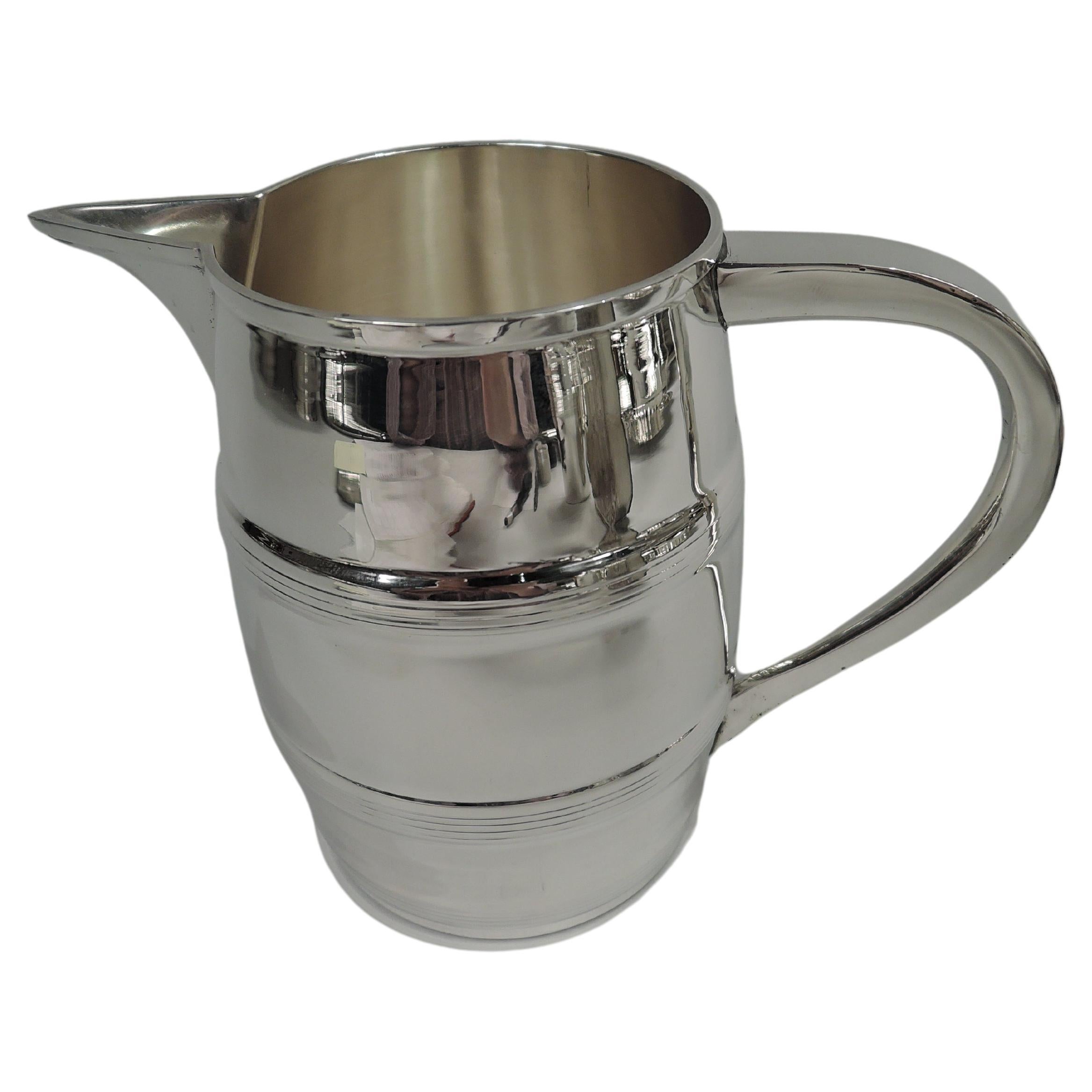 Old Newbury Crafters Colonial Sterling Silver Ale Jug For Sale