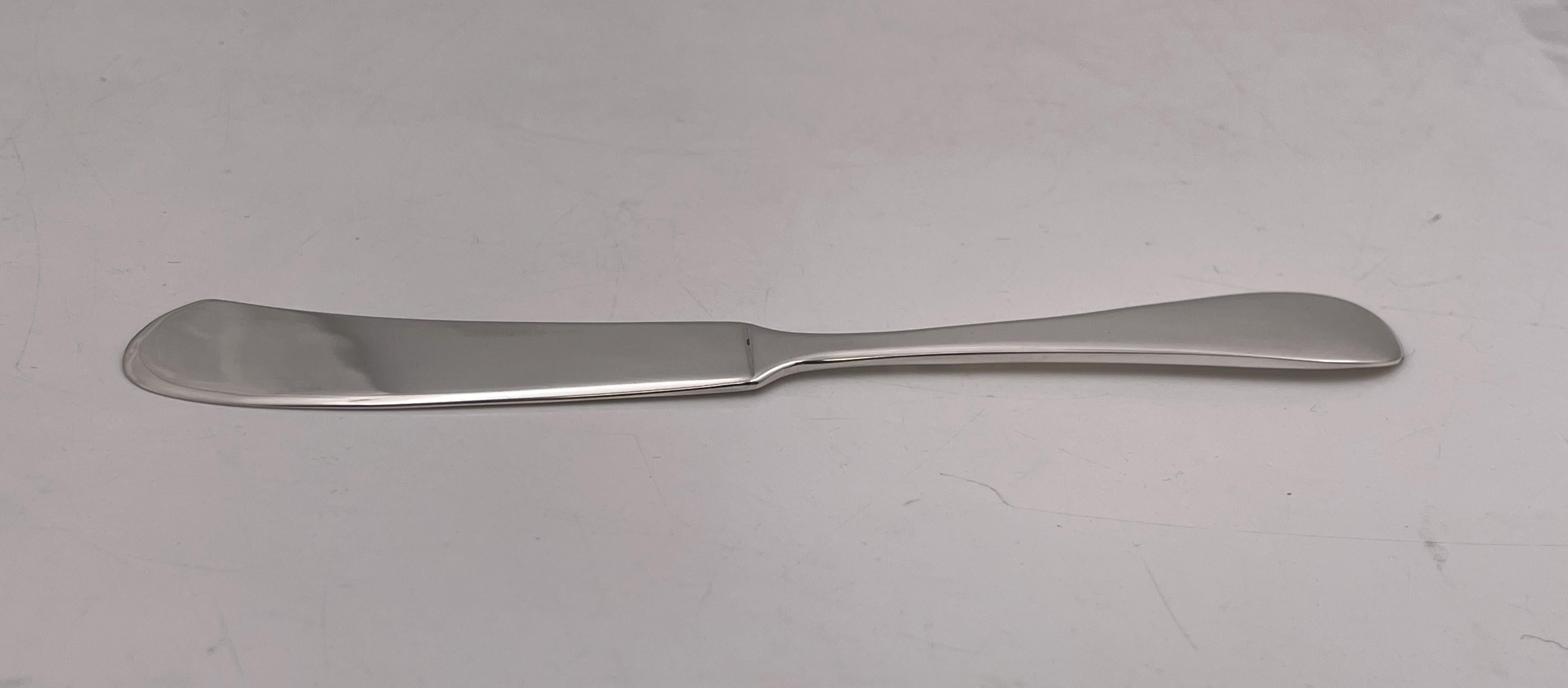 Old Newbury Crafters Juego de cubiertos Wilton de plata de ley de 119 piezas estilo Jensen en venta 3