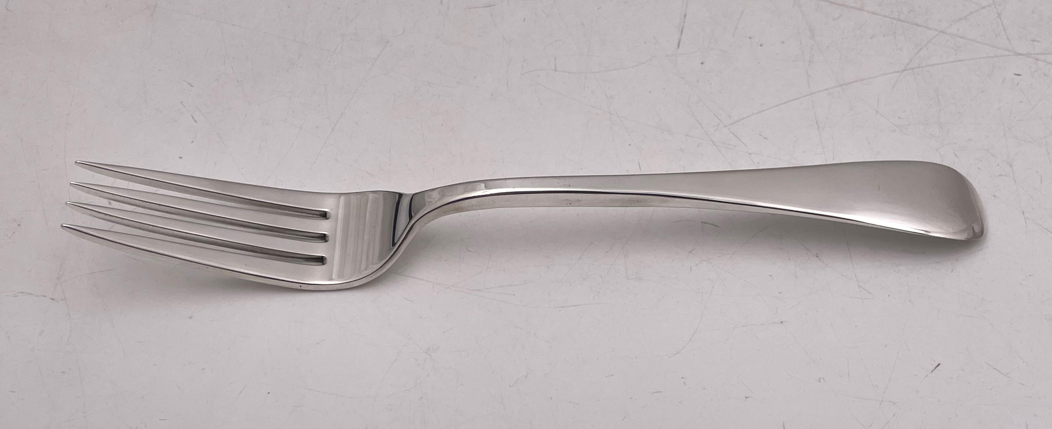 Old Newbury Crafters Juego de cubiertos Wilton de plata de ley de 119 piezas estilo Jensen en venta 4