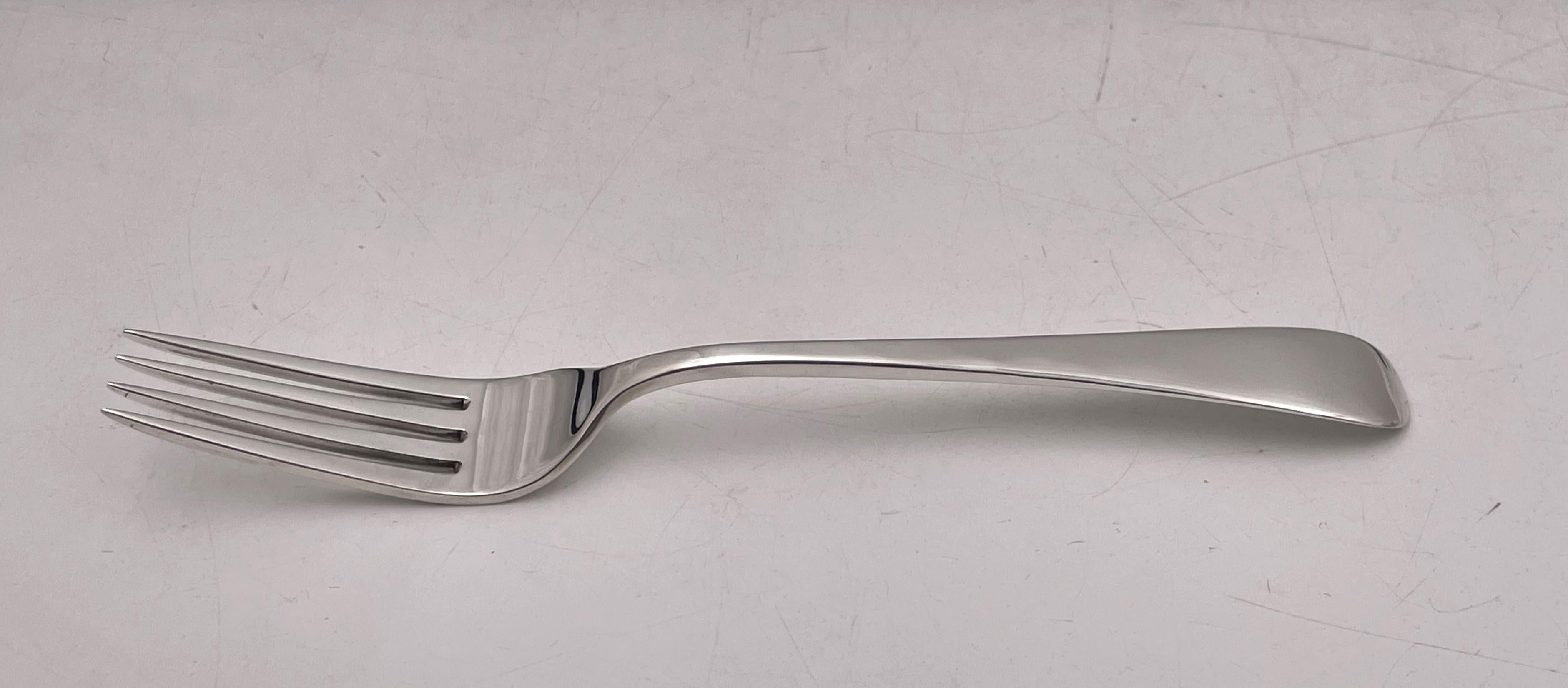 Old Newbury Crafters Juego de cubiertos Wilton de plata de ley de 119 piezas estilo Jensen en venta 5