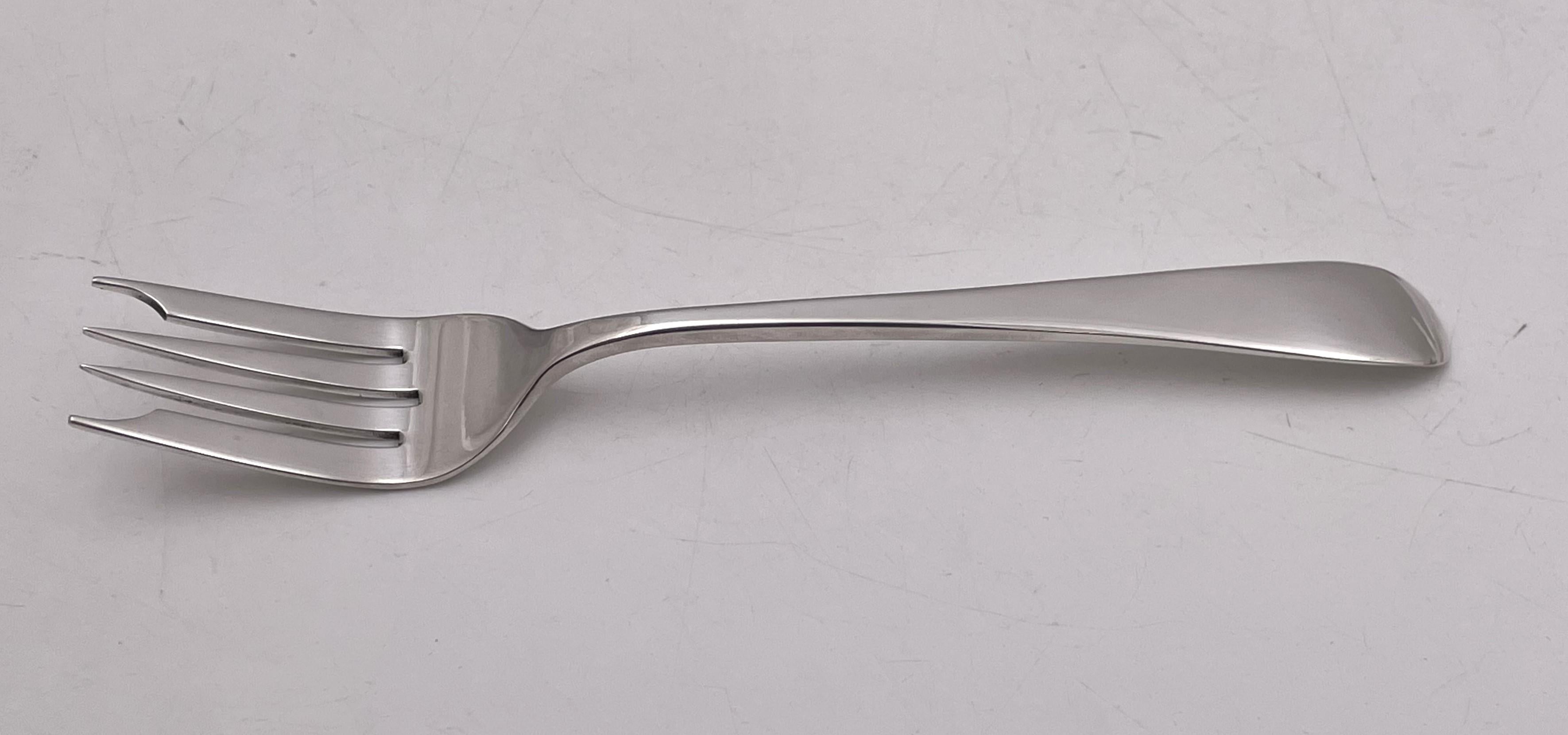Old Newbury Crafters Juego de cubiertos Wilton de plata de ley de 119 piezas estilo Jensen en venta 6