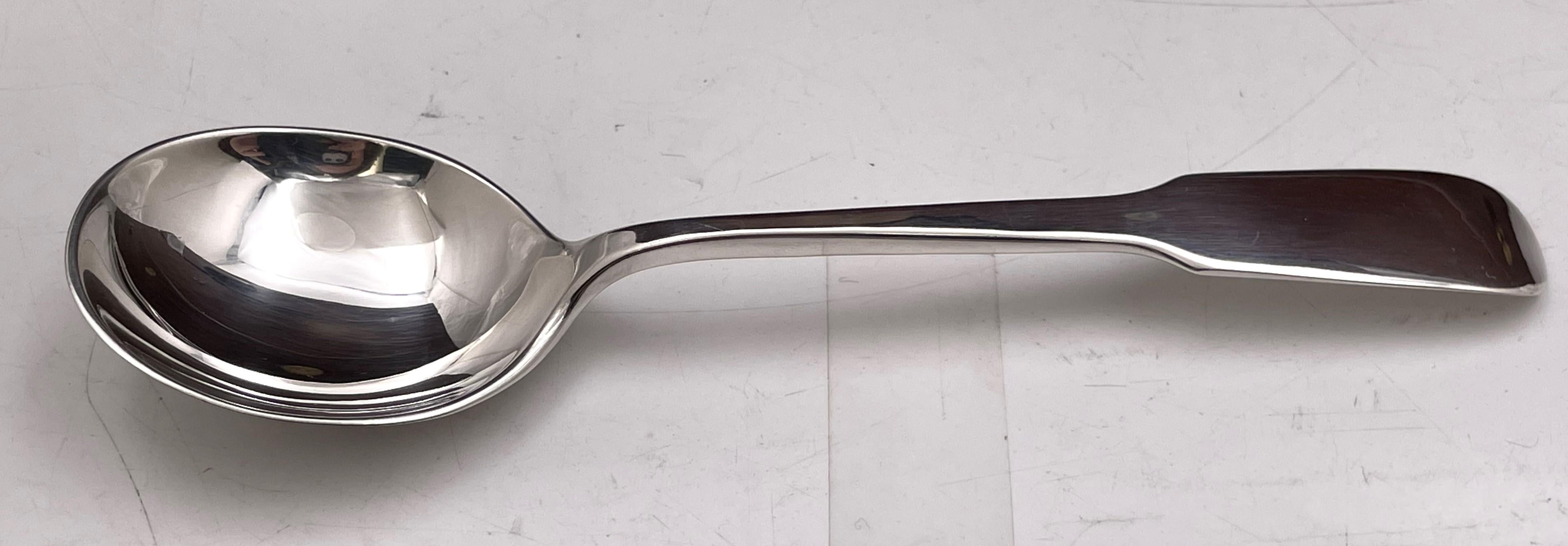 Old Newbury Crafters Juego de cubiertos Moulton de 160 piezas de plata de ley estilo Jensen en venta 3