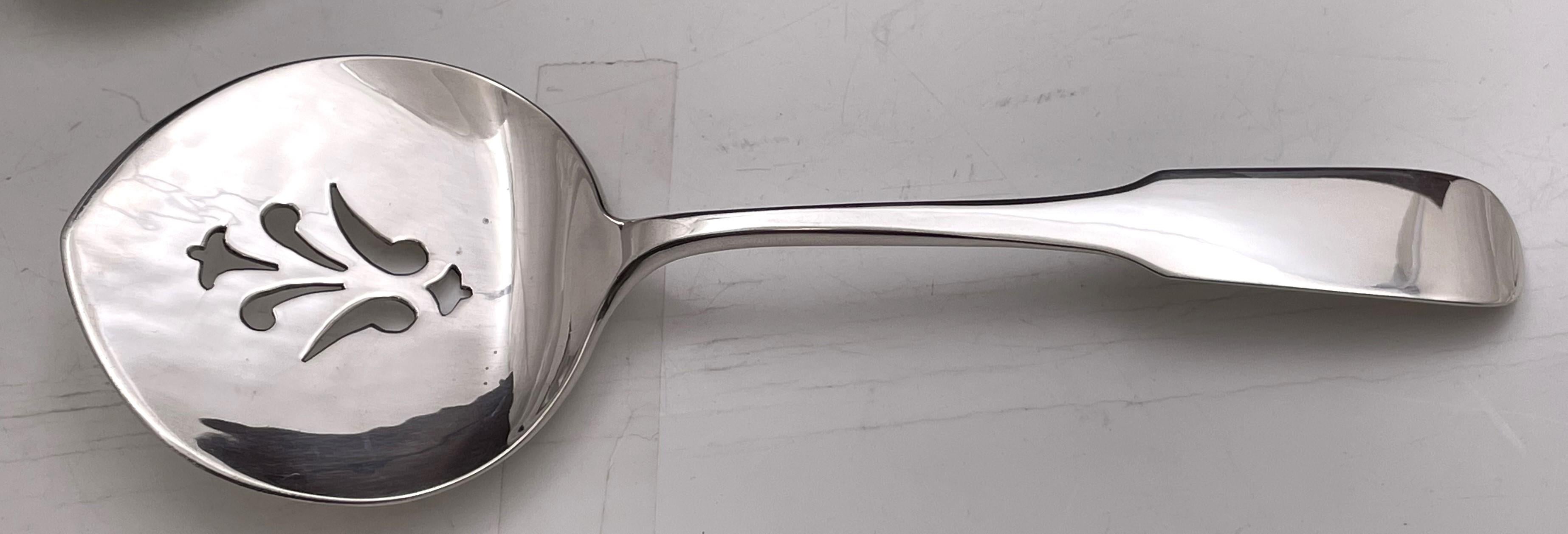Old Newbury Crafters Juego de cubiertos Moulton de 160 piezas de plata de ley estilo Jensen en venta 7