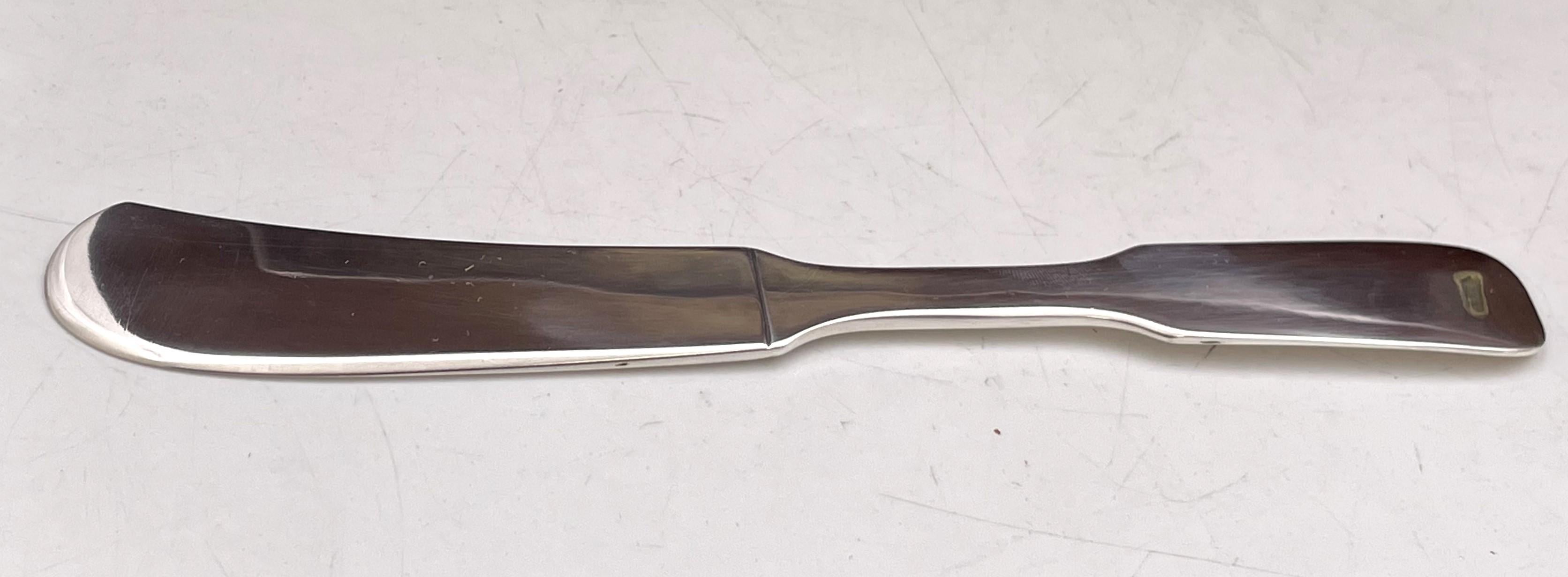 Old Newbury Crafters Juego de cubiertos Moulton de 160 piezas de plata de ley estilo Jensen en Excelente estado para la venta en New York, NY