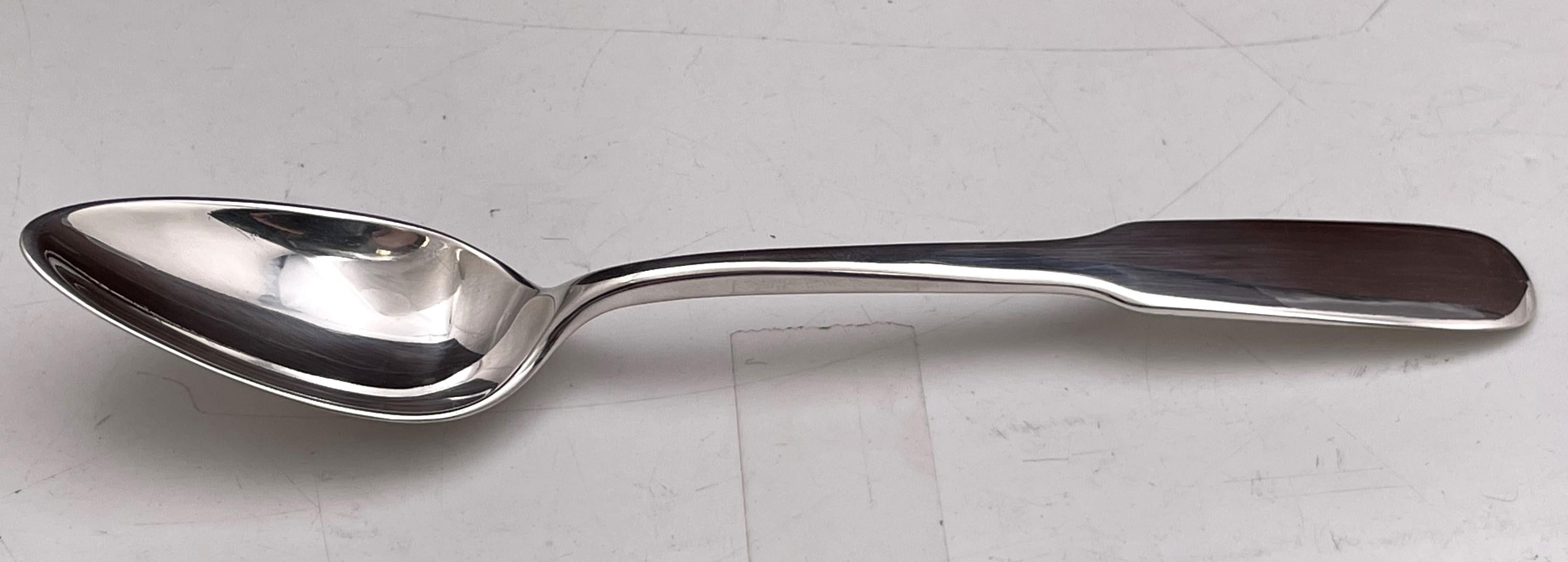Old Newbury Crafters Juego de cubiertos Moulton de 160 piezas de plata de ley estilo Jensen en venta 2