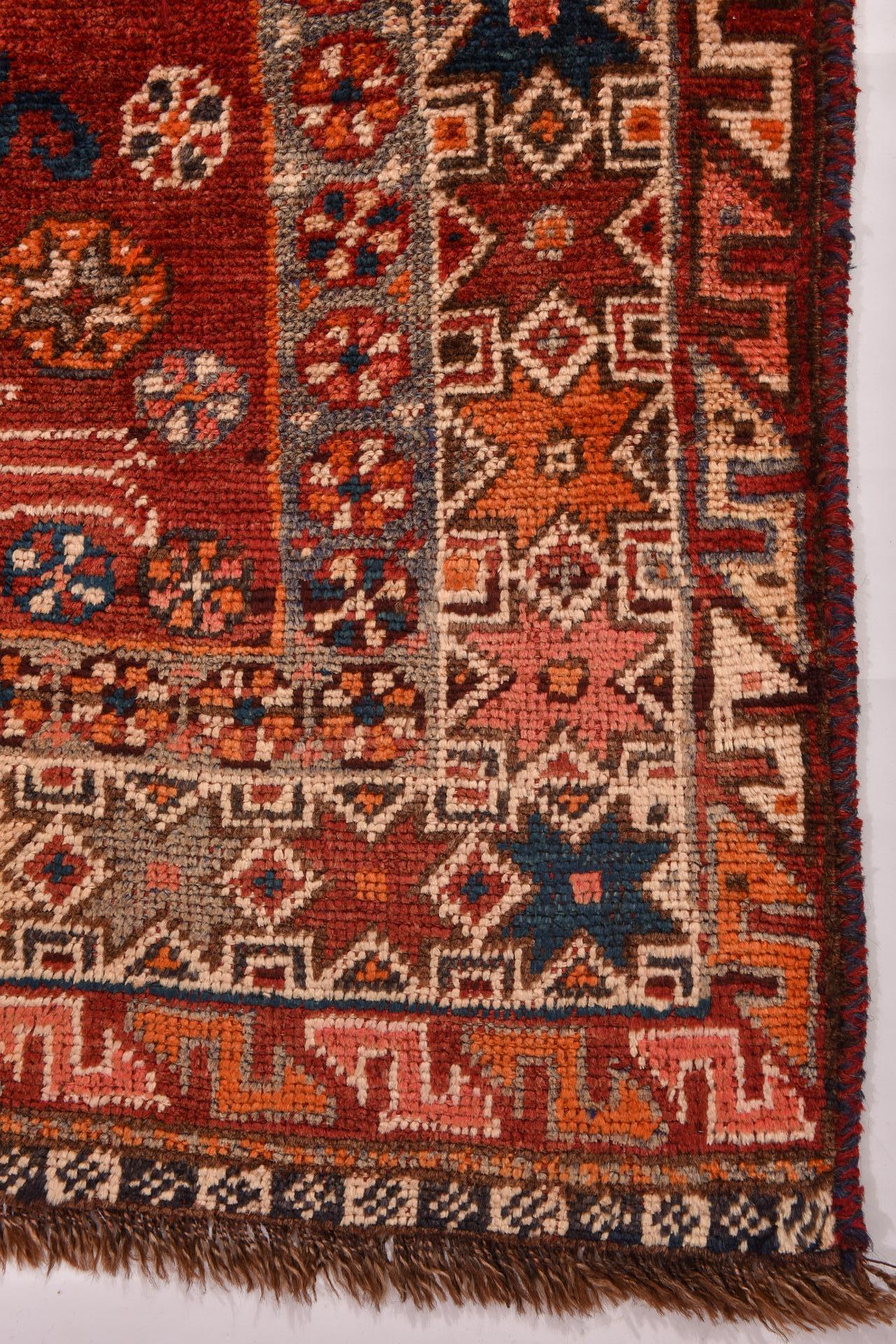 20th Century Old Nomadic Carpet from My Private Collection For Sale