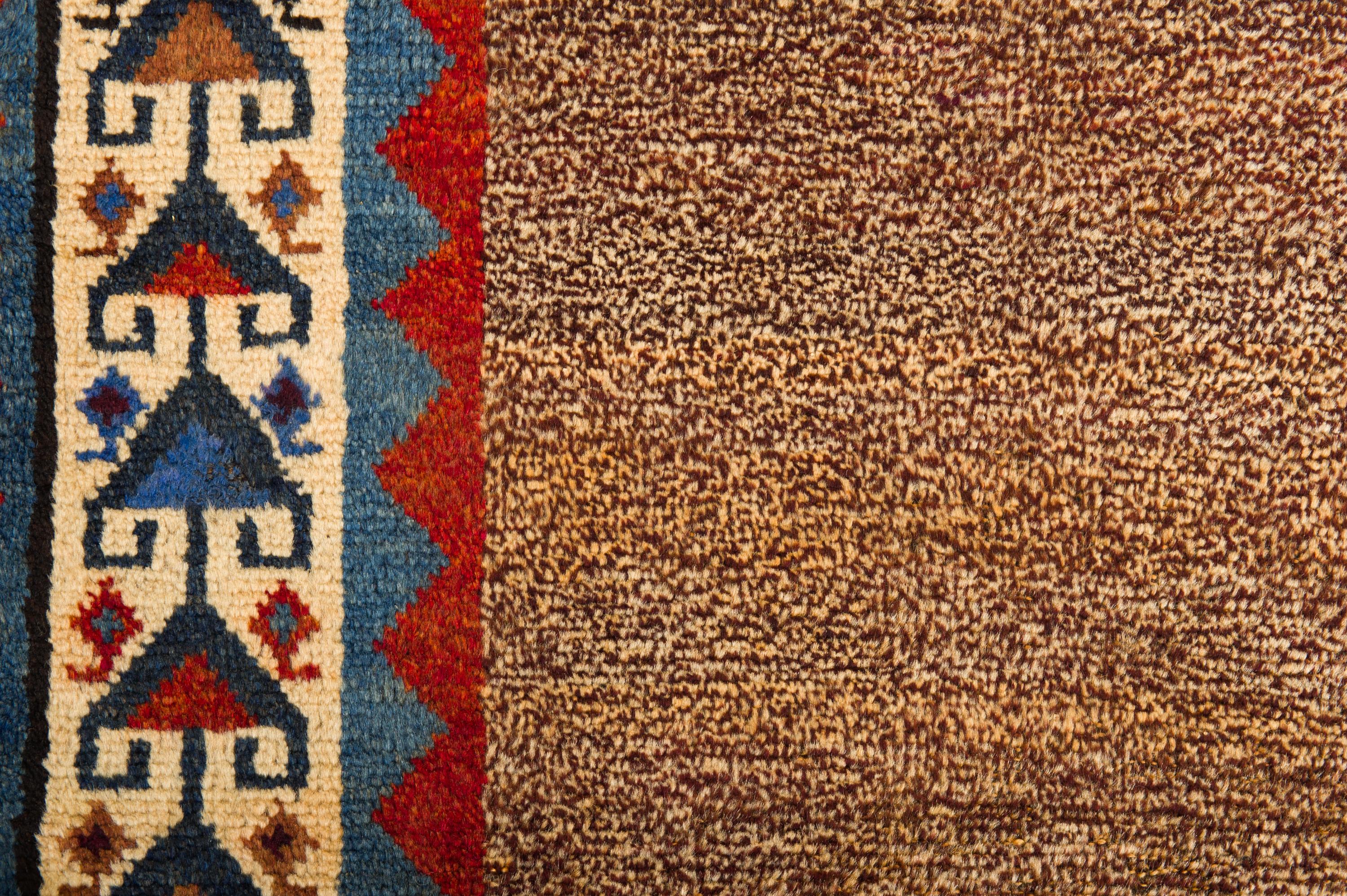 Wool Old Nomadic Carpet For Sale