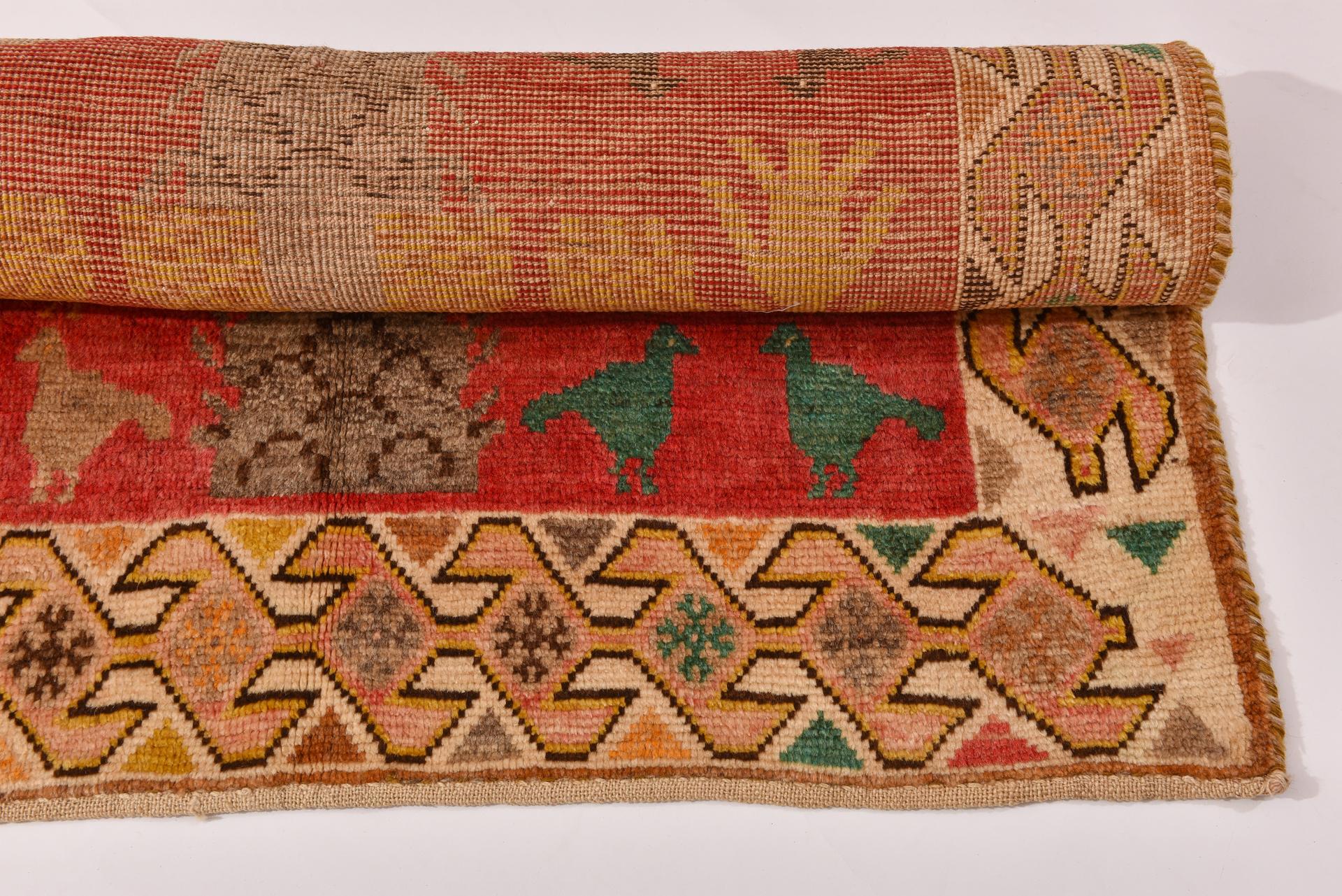 Old Nomadic Orientalischer Teppich aus meiner Privatsammlung (Zentralasiatisch) im Angebot