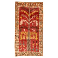 Vintage Old Nomadic Oriental Carpet