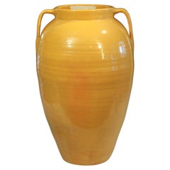 Old North Carolina Vase Pottery JB Cole Catalog Folk Yellow Floor Porch W156-19"