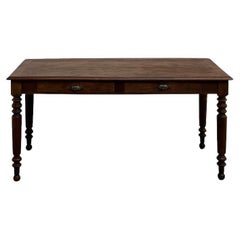 Old oak desk from France, 1900's