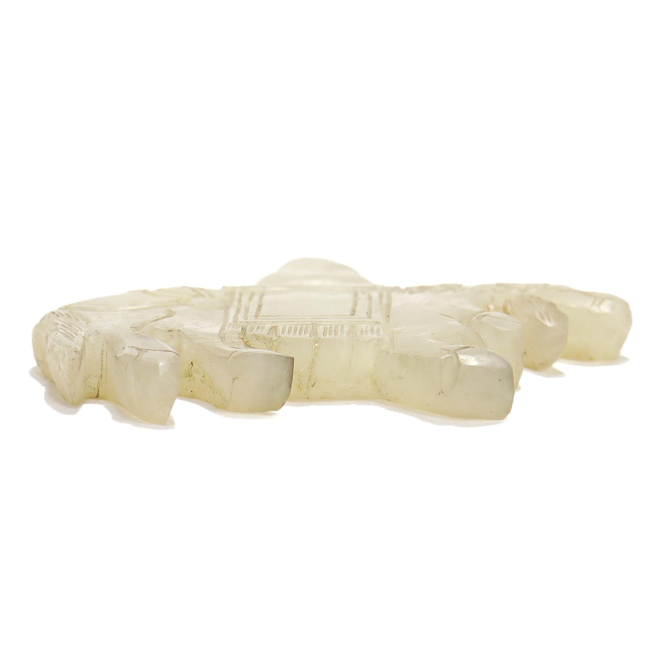 Old or Antique Chinese Jade Carving of a Pack Yak For Sale 1