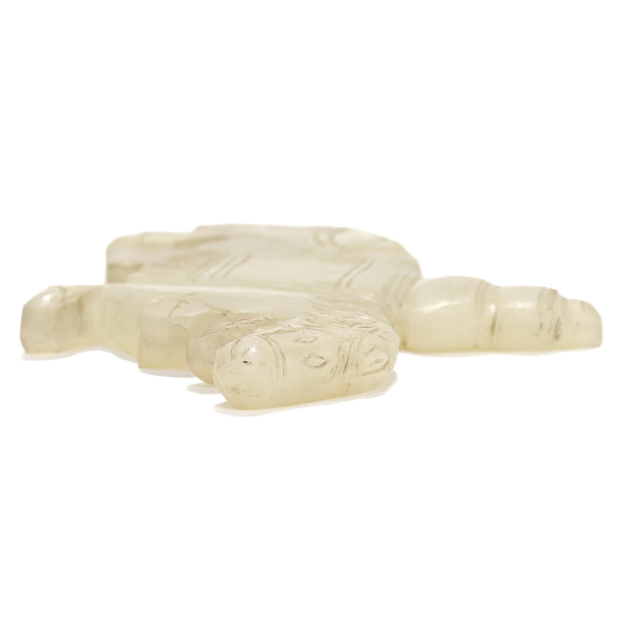 Old or Antique Chinese Jade Carving of a Pack Yak For Sale 2