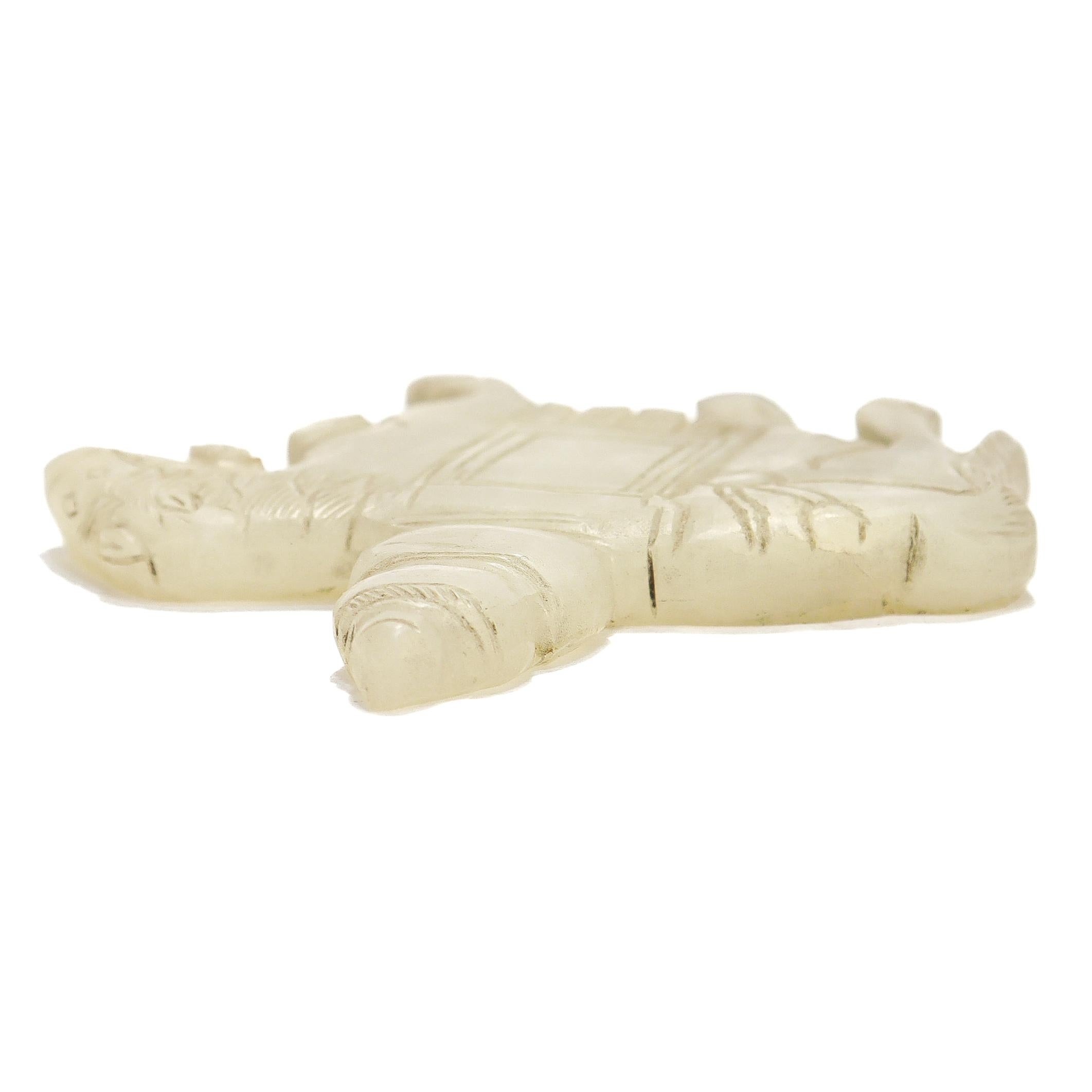 Old or Antique Chinese Jade Carving of a Pack Yak For Sale 3