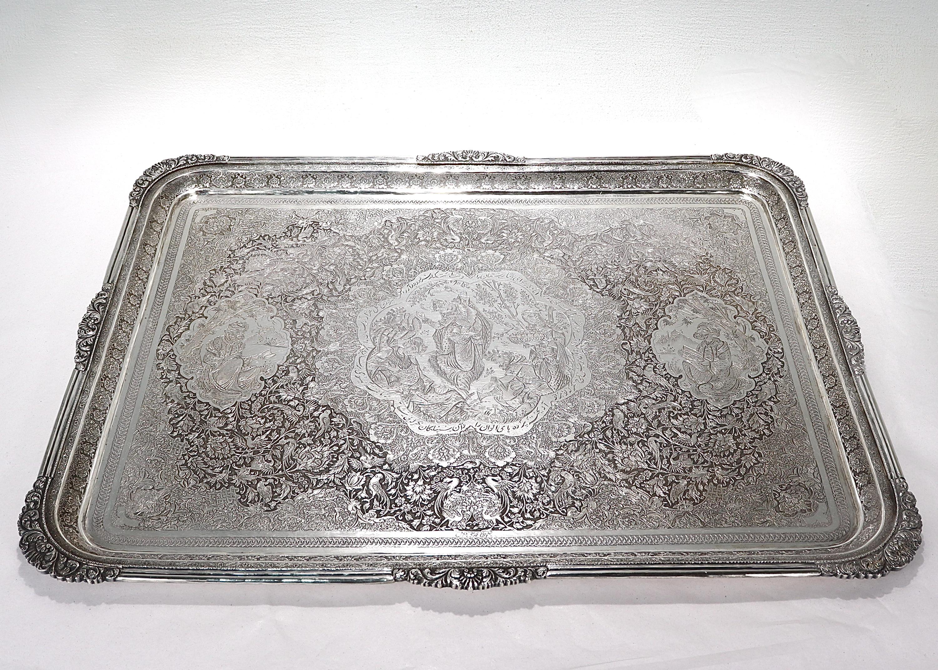 persis silver trays