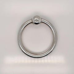 Old or Antique Tiffany & Co. Sterling Silver Baby Teething Ring