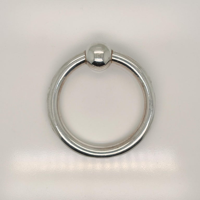 Old or Antique Tiffany and Co. Sterling Silver Baby Teething Ring For
