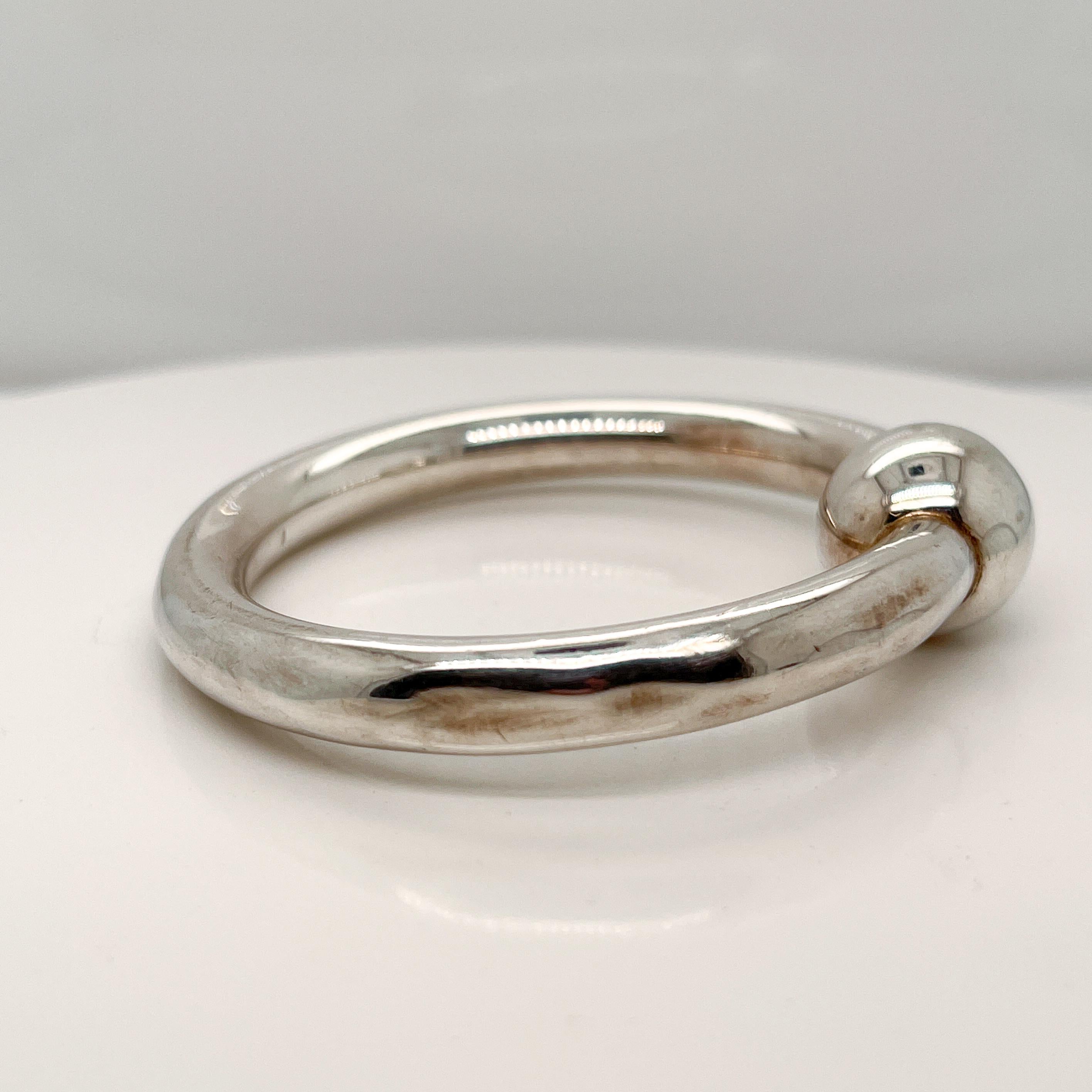 sterling silver teething ring