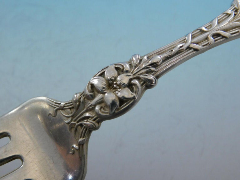 Old Orange Blossom by Alvin Sterling Silver Flatware Set Service 42 Pcs