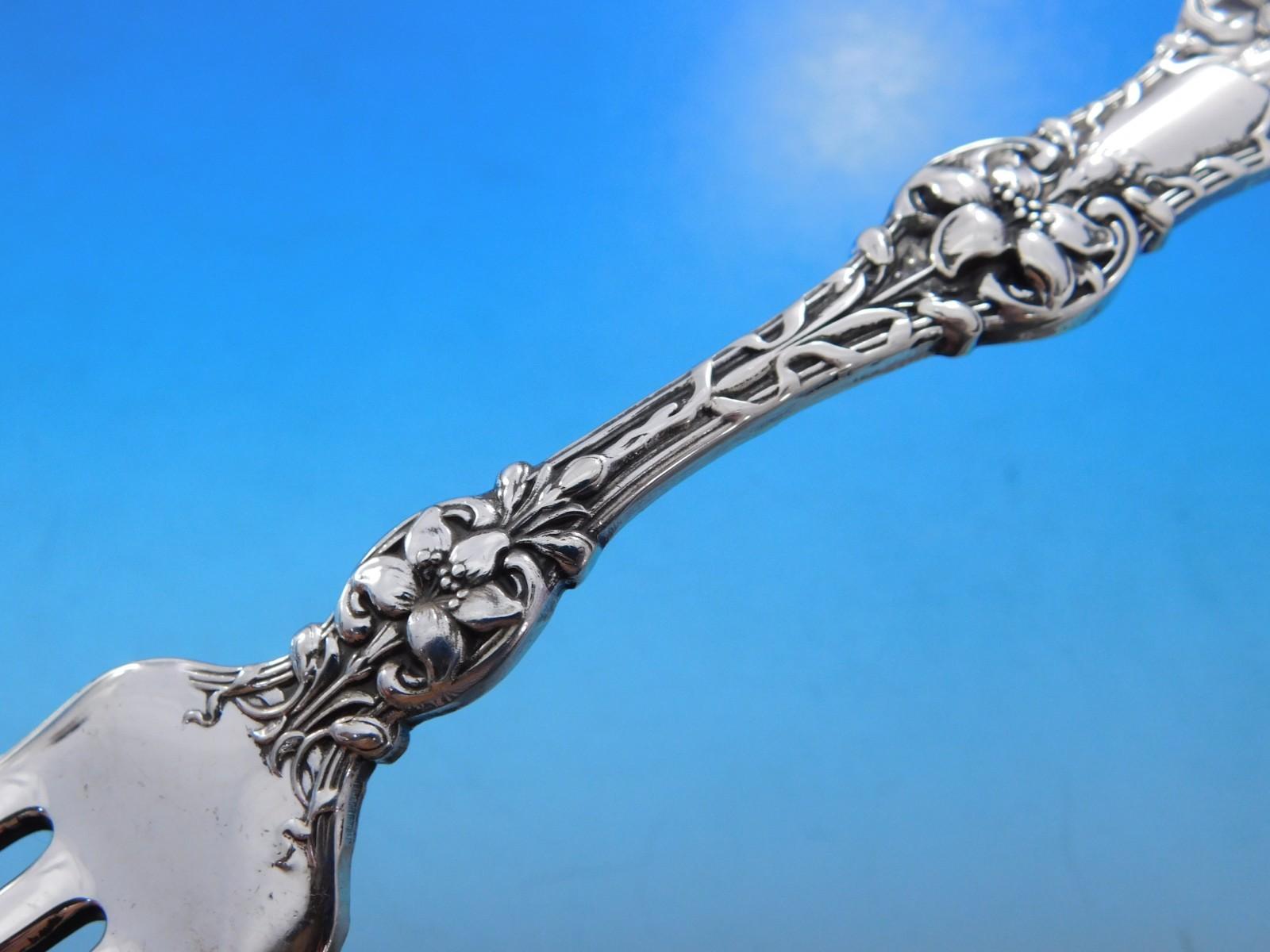 Set di posate in argento Sterling Old Orange Blossom by Gorham Servizio da 60 pezzi per la cena In condizioni ottime in vendita a Big Bend, WI