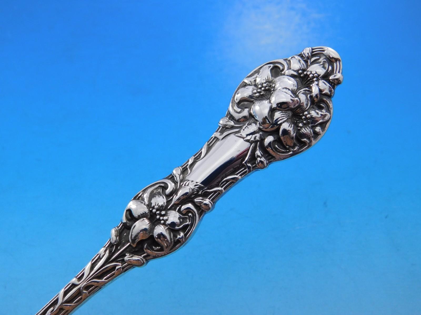 Inizio XX secolo Set di posate in argento Sterling Old Orange Blossom by Gorham Servizio da 60 pezzi per la cena in vendita